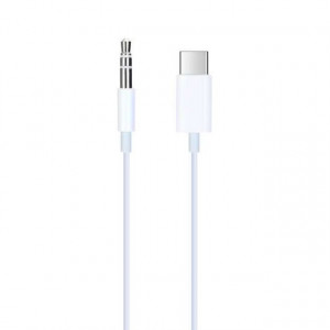 Cablu Auxiliar, iPhone/Samsung, Type-C la Jack 3.5mm, Alb - Img 2