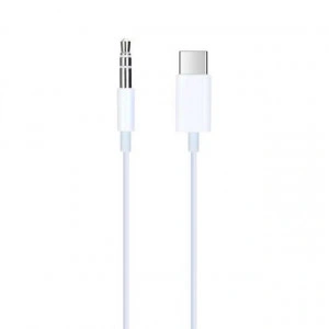Cablu Auxiliar, iPhone/Samsung, Type-C la Jack 3.5mm, Alb - Img 2