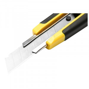 Cutit Cutter Profesiona,L Galben-Negru, Cu Maner Anti-Alunecare Si Functie Blocare 165mm, Breckner Germany - Img 1