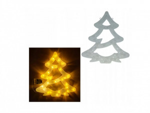 Decoratiune Luminoasa Pentru Craciun, Cu Lumina LED, Culoare Calda, 40cm, Din Plastic, Forma Bradut - Img 2
