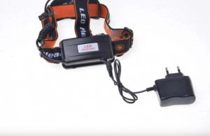 Lanterna Pentru Cap, Lumina Led, Lupa Cu Zoom, Adaptor 12V, 1800Lm - Img 2