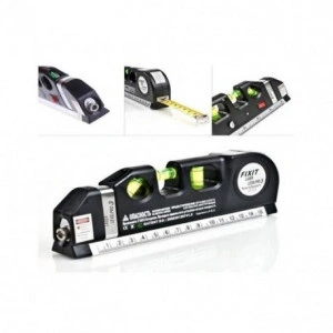 Nivela Multifunctionala Cu Laser Level PR10, Ruleta Integrata,Lasar,Boloboc,,Rigla,si Baterii