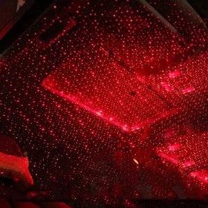 Proiector Cu Lumina Laser Ambientala Cu Stele, Pentru Masina, Cu USB, Universal - Img 4