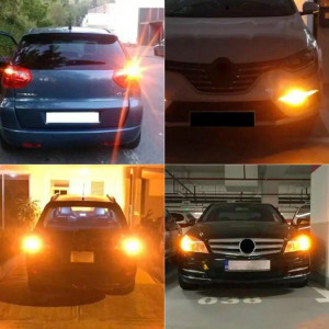 Set 2 Becuri Led, Lumina Galbena - Img 2