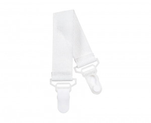 Set 4 Cleme Ajustabile Pentru Fixare Cearsaf Pat, Alb - Img 2