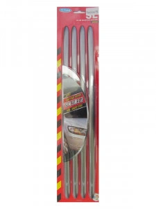 Set Protectie Bara Auto, Negru, Set 4 Piese - Img 2