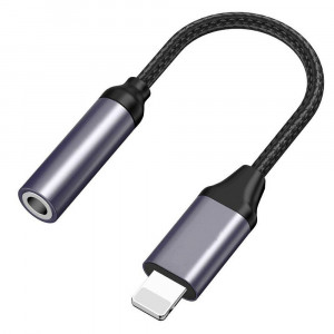 Adaptor Cablu Lightning La Mufa Jack 3.5, Adaptor Casti Iphone - Img 1