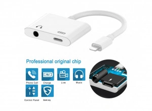Adaptor/Splitter Mufa Lightning La Mufa Jack 3.5 Si Mufa Lightning, 120 mm - Img 3