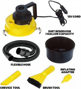 Aspirator Auto, Putere De Tragere Mare, Aspirator Auto 12V, Aspirator Cu Functie De Compresor - Img 6