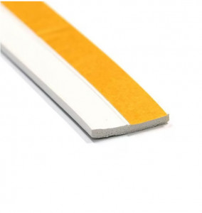 Banda Autoadeziva, Etansare Si Izolare, Pentru Usi Sau Ferestre, Spuma Cauciuc Alb, 1m x 38mm - Img 2