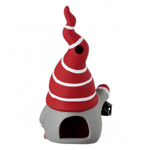 Felinar Ceramic de Craciun Figura Gnome, Pentru Lumanare 15x12x27cm - Img 3