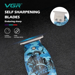 Mașină de Tuns VGR V-685 cu Design Transparent, Design Grafic - Img 6