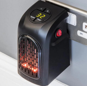 Mini Aeroterma Portabila 400W,Pentru Priza,Cu Telecomanda,Ideal Pensiune Excursie Cand Se Opreste Centrala - Img 3