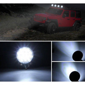 Proiector LED Auto Offroad Rotund, Tractor, Suv, Atv, Barca, Camion, Platforma - Img 3