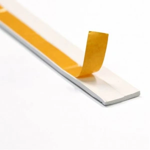 Banda Autoadeziva, Etansare Si Izolare, Pentru Usi Sau Ferestre, Spuma Cauciuc Alb, 1m x 38mm - Img 3