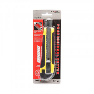Cutit Cutter Profesiona,L Galben-Negru, Cu Maner Anti-Alunecare Si Functie Blocare 165mm, Breckner Germany - Img 3