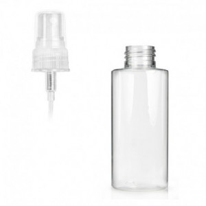 Flacon ,Pulverizator, 100 Ml, Plastic, Transparent, Lichide, Prafumuri, Substante De Curatare, Casnica, Etc. - Img 2