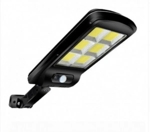 Lampa Exterior Cu Incarcare Solara, Rezistenta La Apa, Lumina LED Rece, Senzor De Miscare