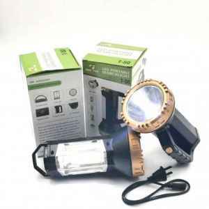 Lanterna Profesionala LED 5W + COB LED, Slot USB, 220V T50+