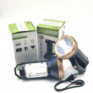 Lanterna Profesionala LED 5W + COB LED, Slot USB, 220V T50+