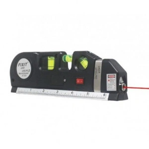 Nivela Multifunctionala Cu Laser Level PR10, Ruleta Integrata,Lasar,Boloboc,,Rigla,si Baterii - Img 3