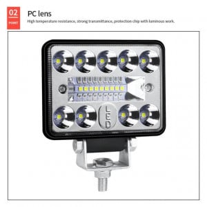Proiector Led Patrat, Proiector Led 2 Faze, Proiector Led 2430 Lm - Img 4