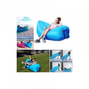 Saltea Gonflabila tip sezlong Portabila, Cloud Lounger, Ideal Casa.Mare.Munte.Parc,Husa Cadou - Img 2