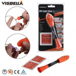 Adeziv Gel Cu Lumina UV VISBELLA Made In U.S.A - Img 2