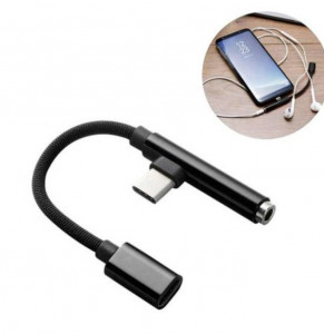 Convertor Type-C - Jack 3.5mm, Adaptor type c, Casti Si Incarcator - Img 4