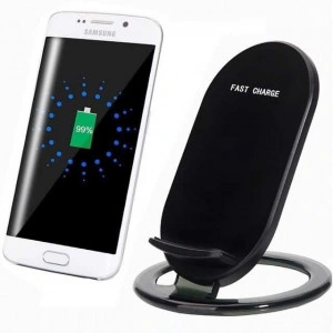 Incarcator Wireless Universal, 2 Bobine Incarcare, Incarcare Rapida, 130*72*10 mm, Negru - Img 2