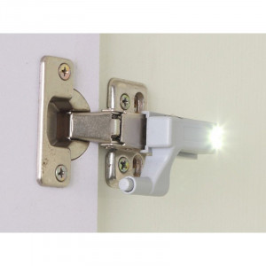 Lampă Automată 2x, Cu Led, Pentru Balamale Usilor,Mobilier ,Ideal Mobil,Baterie Inclusa - Img 4