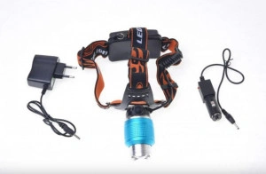 Lanterna Pentru Cap, Lumina Led, Lupa Cu Zoom, Adaptor 12V, 1800Lm - Img 5