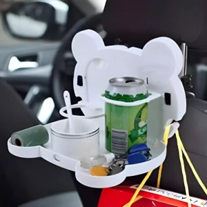 Masa Tetiera In Forma De Urs Panda, Masa Pliabila Copii Auto, Masa Tetiera Copii - Img 3