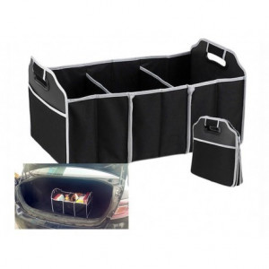 Revolutionarul ,Organizator Auto Pentru Portbagaj, Pliabil, 3 Compartimente, 2 Buzunare Ideal ,Si Pentru Cumparaturi 25 Kg - Img 1