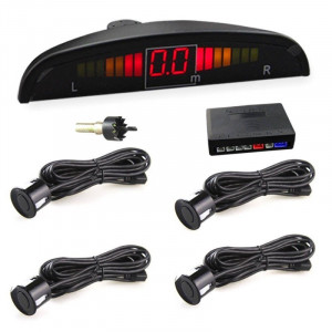 Senzori Parcare Cu Display LED, 4 Senzori, Negru ,Promotie - Img 1