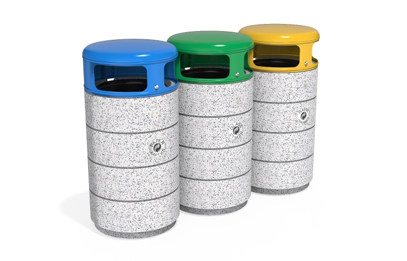 Cosuri de Gunoi din Beton, Metal si Reciclare selectiva
