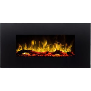 Focar electric liniar 3D Aflamo Albion 33 Negru cu sunet - Img 6