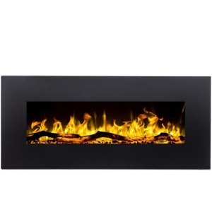 Focar electric liniar 3D Aflamo Albion 42 Negru cu sunet - Img 2
