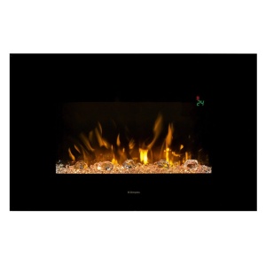 Focar electric liniar Toluca Dimplex Optiflame Negru cu sunet