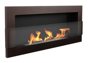 Semineu bio suspendat cu sticla 900x400 maro