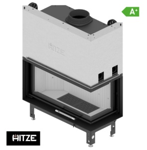 Semineu Hitze Albero AL19RG.H-D 19 kW Sticlă laterală dreapta, Ghilotină