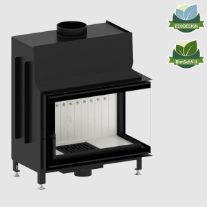 Semineu Hitze STMA68X43.R 11 kW Sticlă laterală dreapta