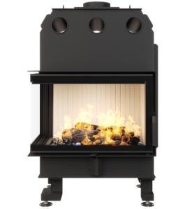 Semineu SAVEN Energy 75х50х47 L ECO 15,1 kW Sticlă laterală stânga - Img 6