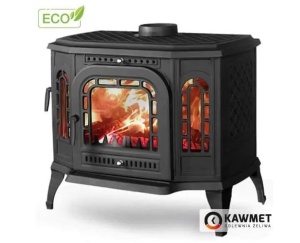 Soba Kawmet P7 ECO 10,5 kW Sticlă laterală stânga