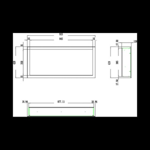 Focar electric liniar incorporabil 3D Aflamo Pride S92 Negru cu sunet - Img 7
