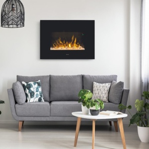 Focar electric liniar Toluca Dimplex Optiflame Negru cu sunet - Img 2