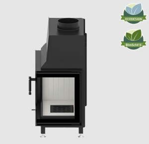 Semineu Hitze STMA68X43.R 11 kW Sticlă laterală dreapta - Img 2