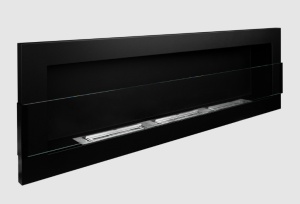 Biosemineu cu sticla 1200X400 negru structural mat - Img 3