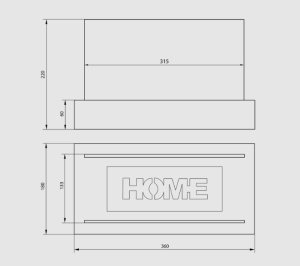 Biosemineu Freestanding HOME negru structural mat - Img 6