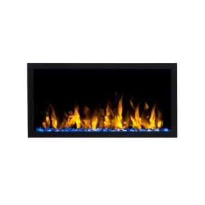 Focar electric liniar incorporabil 3D Aflamo Pride S92 Negru cu sunet - Img 8